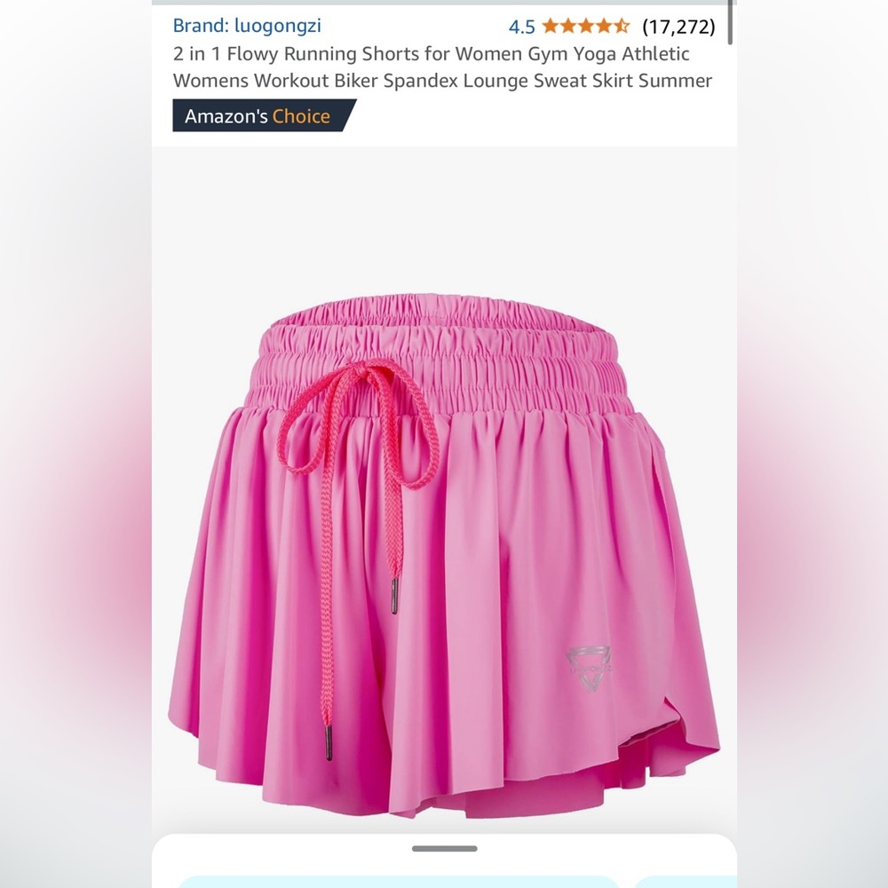 Flowy running shorts